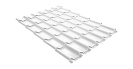 Профиль волновой модерн 0,45 PE RAL 9003 сигнальный белый