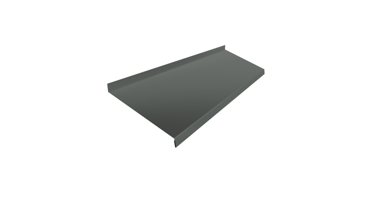 Отлив простой 200 0,45 PE с пленкой RAL 7005 мышино-серый (2м)