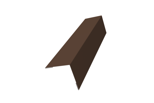 Угол внешний 50х50 0,45 PE с пленкой RAL 8017 шоколад (2м)