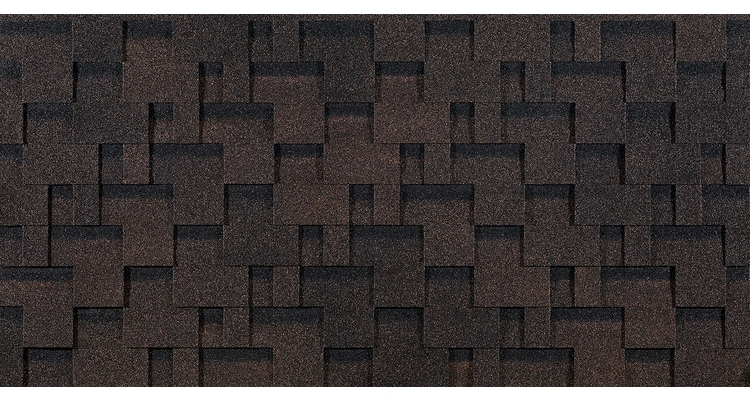 Гибкая черепица Eurasia Лабиринт Коричневый