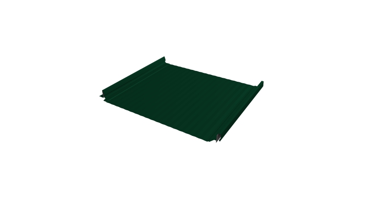 Кликфальц Pro Gofr Grand Line 0,45 Drap с пленкой на замках RAL 6005 зеленый мох