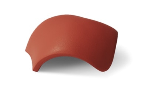 Вальмовая черепица без зажимов Braas вишня