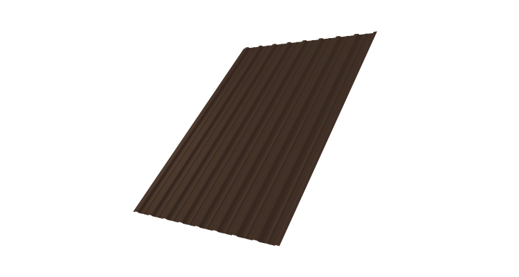 Профнастил С10A 0,5 Satin RAL 8017 шоколад