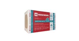 Утеплитель Rockwool Акустик Баттс, 1000х600х100мм (в упак.0,3 м3)