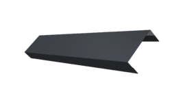 Ламель лицевая 50 забора жалюзи Texas 0.5 Drap TX RAL 7024 мокрый асфальт