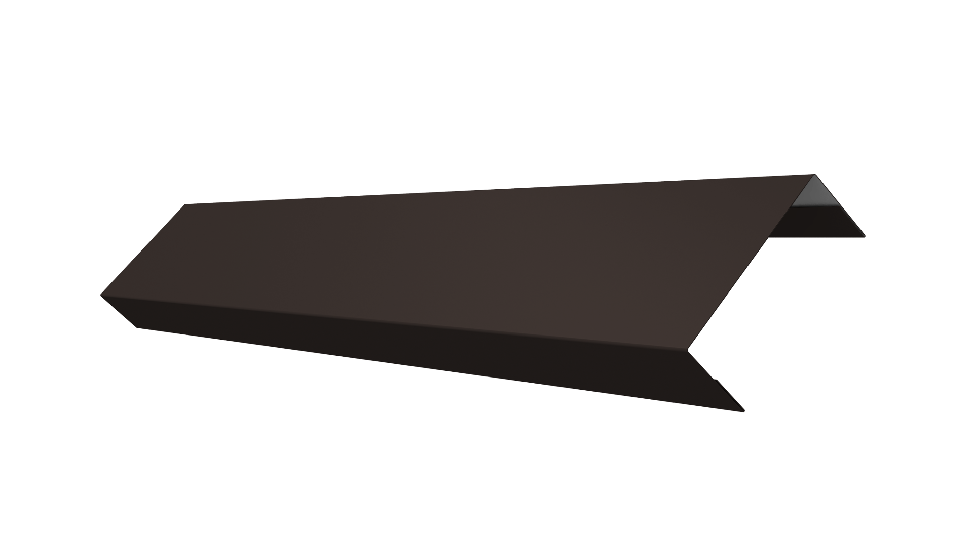 Ламель обратная 50 забора жалюзи Texas 0.5 Atlas X с пленкой RR 32 темно-коричневый