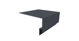 Планка околооконная сложная Экобрус Grand Line 200х75х25 0,45 Drap TX RAL 7024 мокрый асфальт (3м)