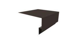 Планка околооконная сложная Экобрус Grand Line 250х75х25 0,45 Drap TX RR 32 темно-коричневый (3м)