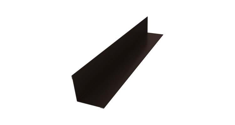 Угол внутренний 50х50 0,5 Satin Matt RR 32 темно-коричневый (2м)
