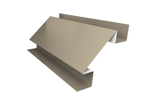 Угол внутренний сложный 75мм 0,45 Drap TX RAL 1015 светлая слоновая кость (2м)