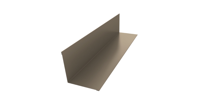 Угол внутренний 110х110 0,5 Satin с пленкой RAL 1015 светлая слоновая кость (2м)