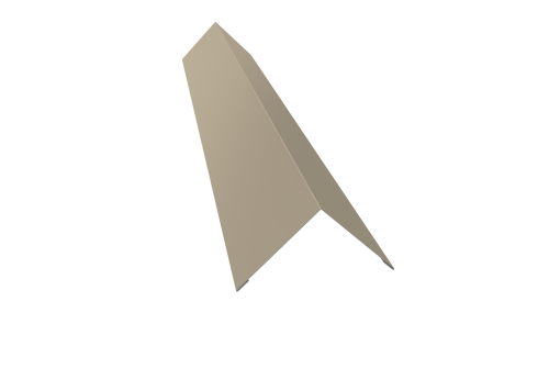 Угол внешний 110х110 0,45 PE с пленкой RAL 1015 светлая слоновая кость (3м)