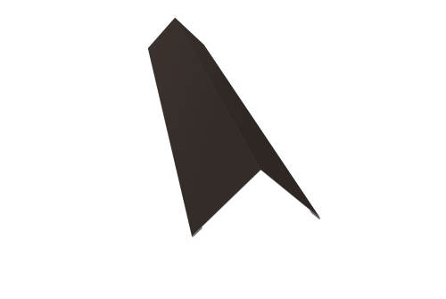 Угол внешний 110х110 0,45 Drap TX RR 32 темно-коричневый (2м)