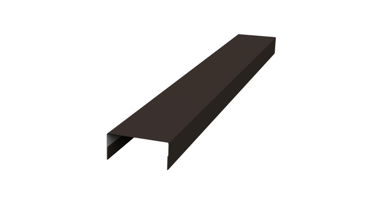 Крышка 30х15 жалюзи Texas 0,5 Satin Matt TX RR 32 темно-коричневый (3м)