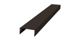 Крышка 30х20 жалюзи Texas 0,45 PE-Double RR 32 темно-коричневый (2,5м)