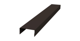 Крышка 30х20 жалюзи Texas 0,45 Drap-double TX RR 32 темно-коричневый (3м)