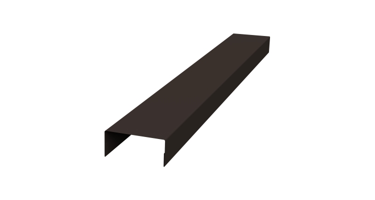 Крышка 30х20 жалюзи Texas 0,5 Drap RR 32 темно-коричневый (2,5м)