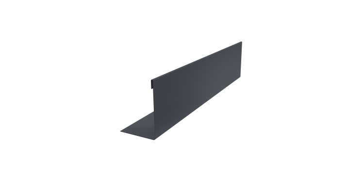 Нащельник 150 Texas 25х35 0,45 Drap-double TX RAL 7024 мокрый асфальт (L2,0)