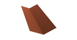 Планка ендовы верхней 145х145 0,45 Drap RAL 8004 терракота (3м)