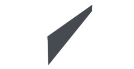 Ламель забора жалюзи Palermo стартовая/финишная для калиток и ворот 0,5 PurPro RAL 7024 мокрый асфальт