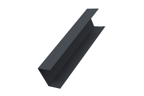 Крышка жалюзи Milan, Tokyo для калиток, ворот 0,45 Drap-double TX RAL 7024 мокрый асфальт (3м)