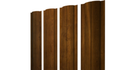 Штакетник Круглый с прямым резом 0,45 Print-Double Elite Golden Wood
